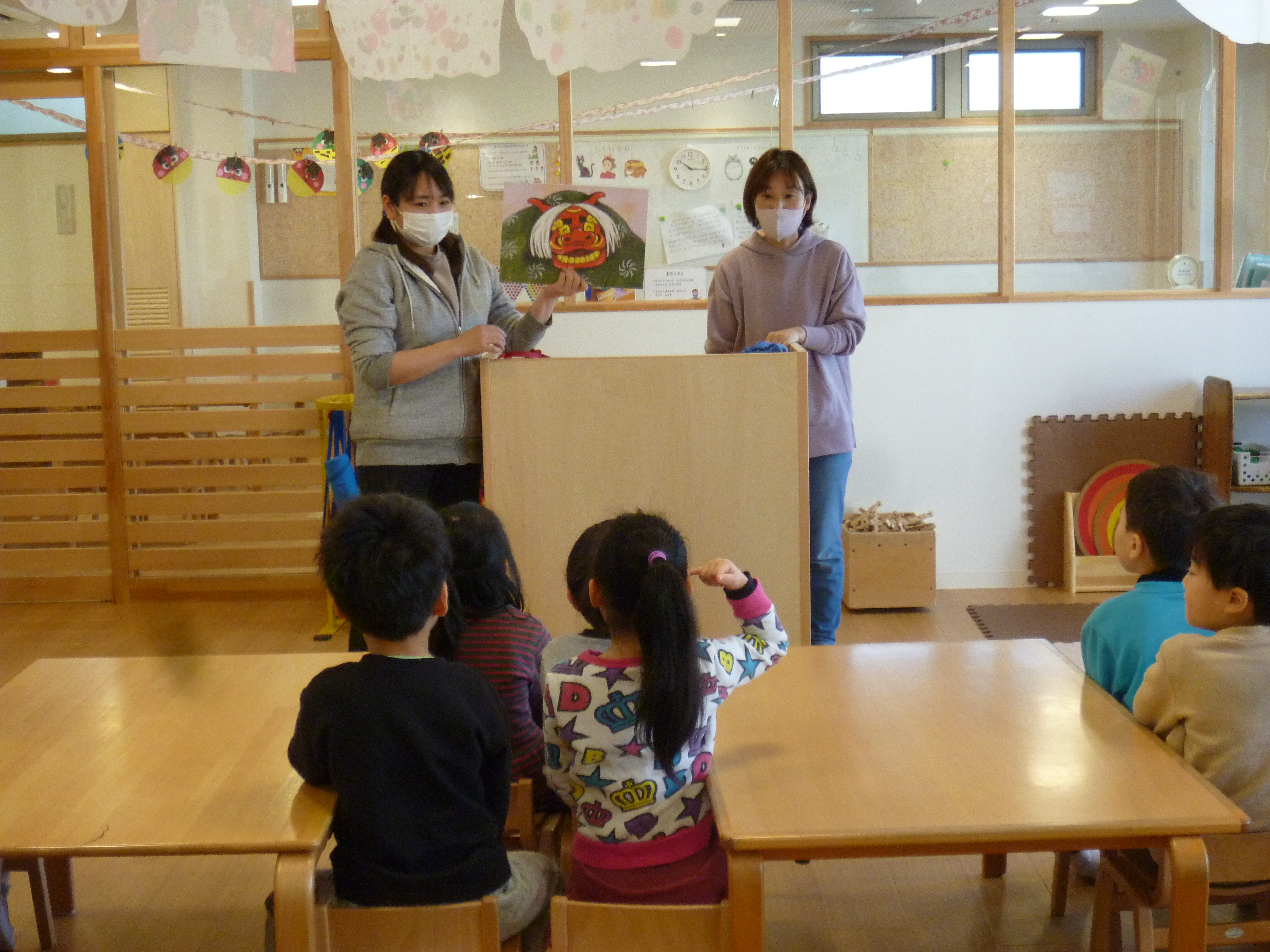 1月 お楽しみ会 兵庫県尼崎市の夢の園保育園