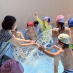 7月の様子：夏の遊びが始まりました。