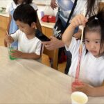 ７月：お楽しみ参観（きりん・らいおんの部屋）