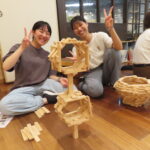 職員研修（積み木）