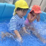 ３歳　『水遊び』
