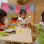 アイスクリーム屋さんごっこ（１歳児）