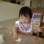 ９月　感触遊び（０歳児）