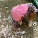 雪あそび(0歳児)