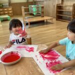 5月　感触遊び（２歳児）