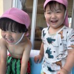 水遊び・プールを楽しんでます！