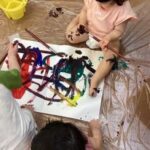 絵の具遊び（0歳児）
