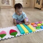 ９月　感触遊び（０歳児）